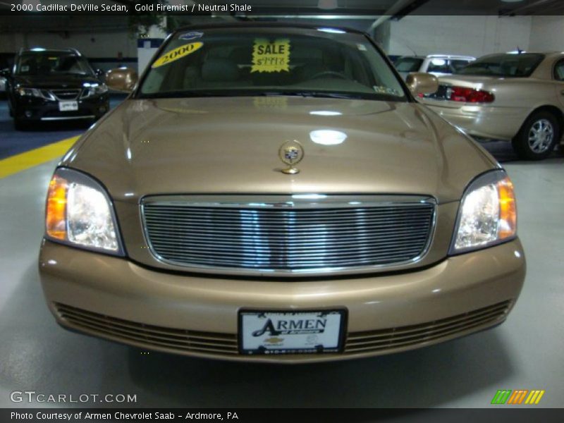 Gold Firemist / Neutral Shale 2000 Cadillac DeVille Sedan