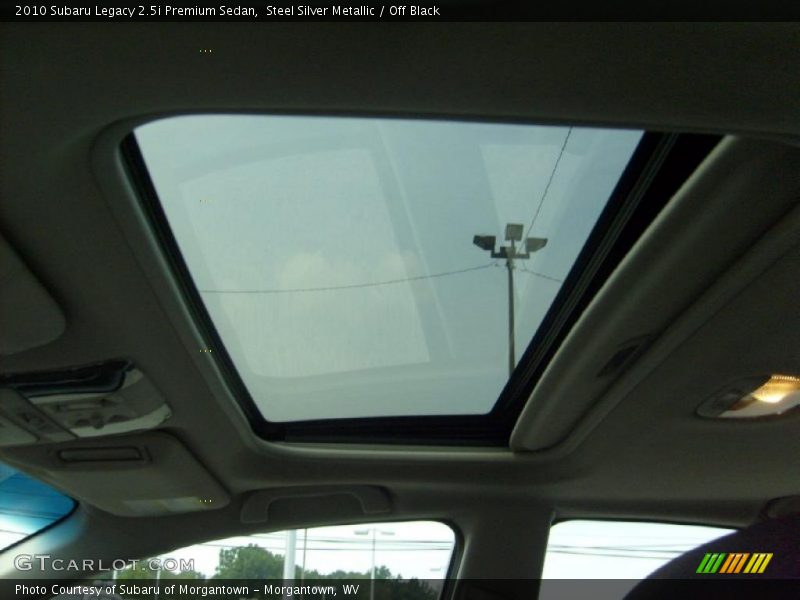 Steel Silver Metallic / Off Black 2010 Subaru Legacy 2.5i Premium Sedan