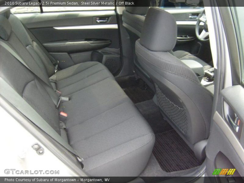 Steel Silver Metallic / Off Black 2010 Subaru Legacy 2.5i Premium Sedan