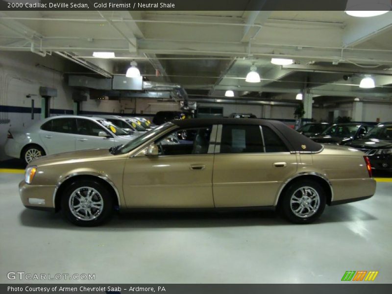 Gold Firemist / Neutral Shale 2000 Cadillac DeVille Sedan