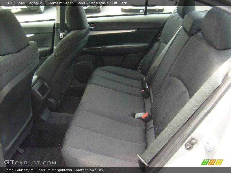 Steel Silver Metallic / Off Black 2010 Subaru Legacy 2.5i Premium Sedan