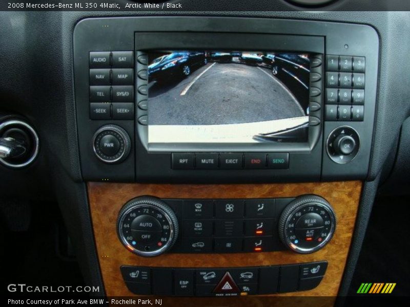 Arctic White / Black 2008 Mercedes-Benz ML 350 4Matic