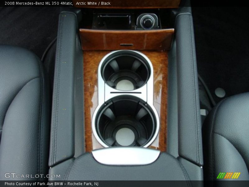 Arctic White / Black 2008 Mercedes-Benz ML 350 4Matic