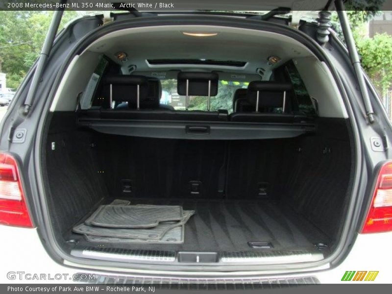 Arctic White / Black 2008 Mercedes-Benz ML 350 4Matic