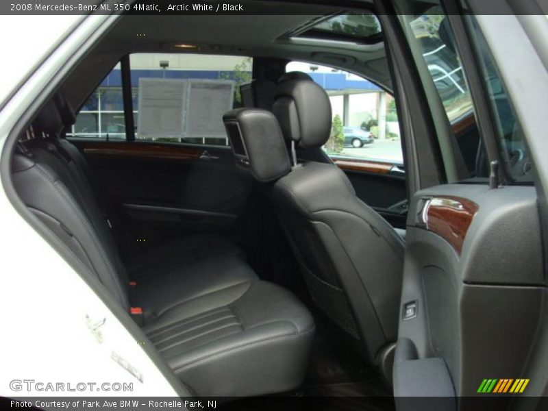 Arctic White / Black 2008 Mercedes-Benz ML 350 4Matic