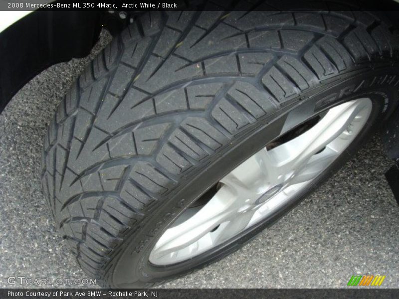 Arctic White / Black 2008 Mercedes-Benz ML 350 4Matic