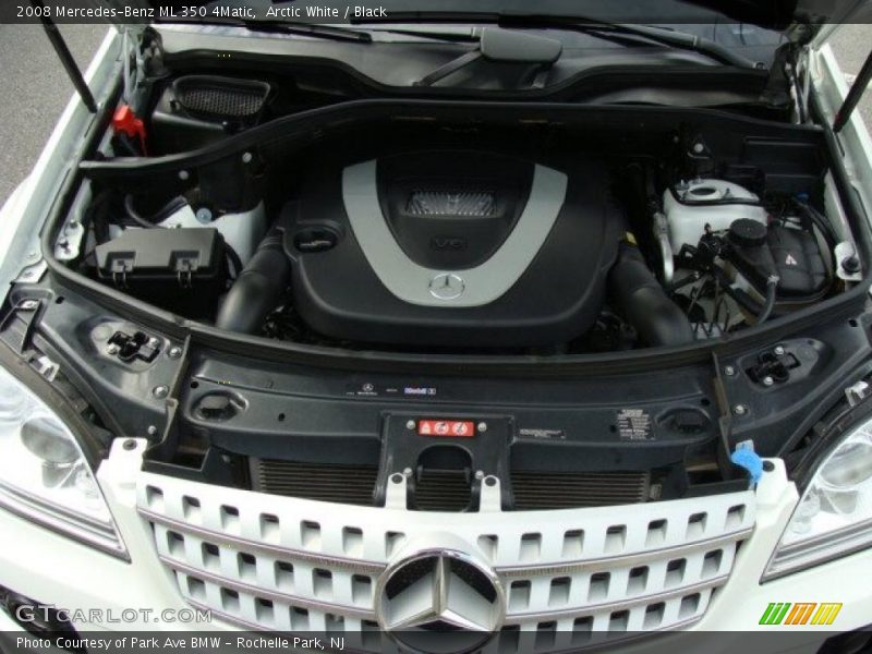 Arctic White / Black 2008 Mercedes-Benz ML 350 4Matic