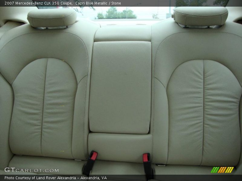 Capri Blue Metallic / Stone 2007 Mercedes-Benz CLK 350 Coupe