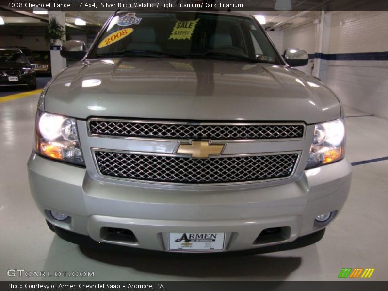 Silver Birch Metallic / Light Titanium/Dark Titanium 2008 Chevrolet Tahoe LTZ 4x4