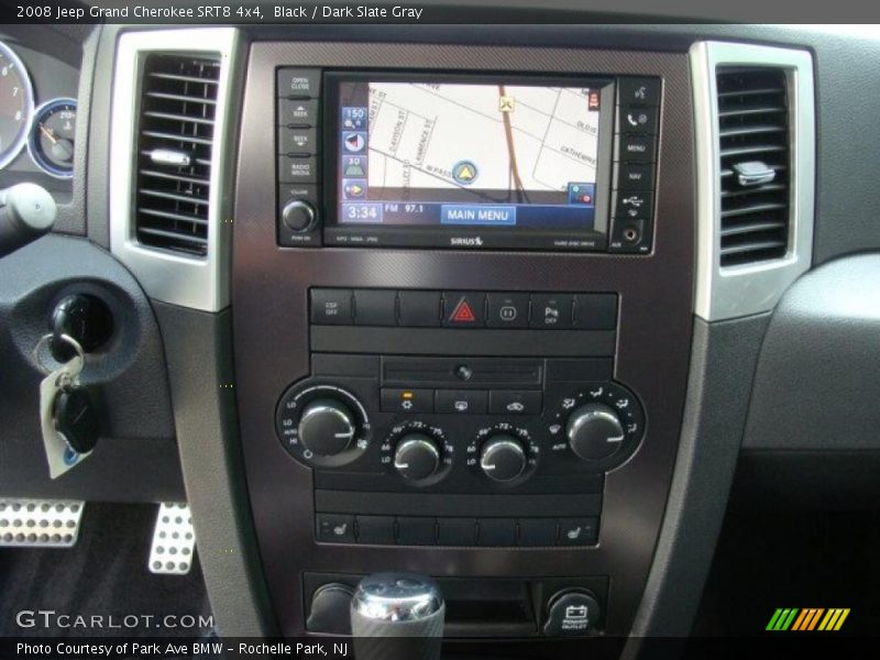 Black / Dark Slate Gray 2008 Jeep Grand Cherokee SRT8 4x4