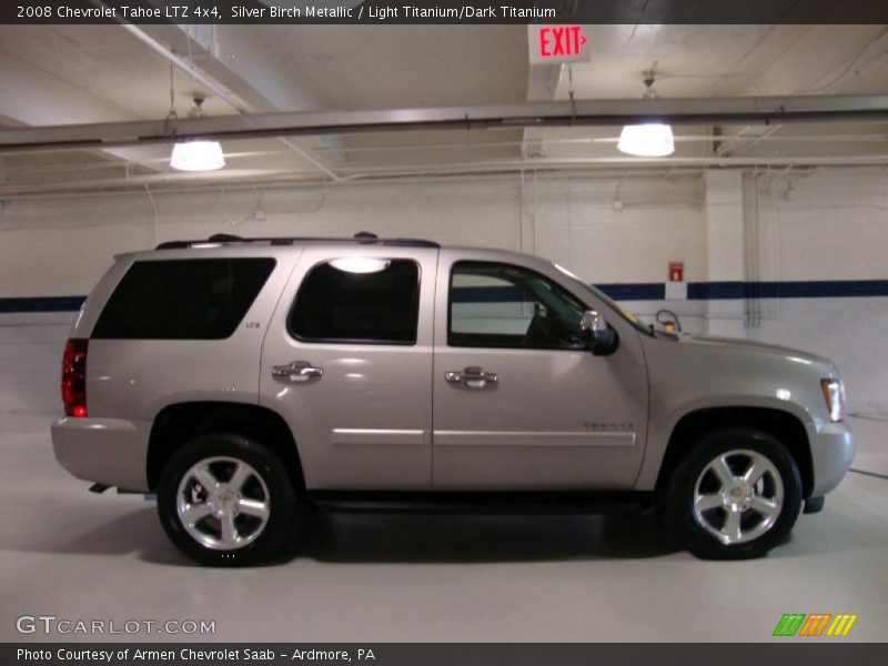 Silver Birch Metallic / Light Titanium/Dark Titanium 2008 Chevrolet Tahoe LTZ 4x4