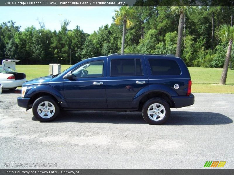 Patriot Blue Pearl / Medium Slate Gray 2004 Dodge Durango SLT 4x4