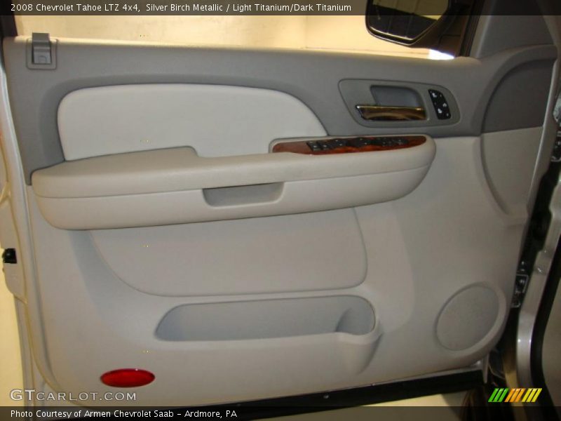 Silver Birch Metallic / Light Titanium/Dark Titanium 2008 Chevrolet Tahoe LTZ 4x4