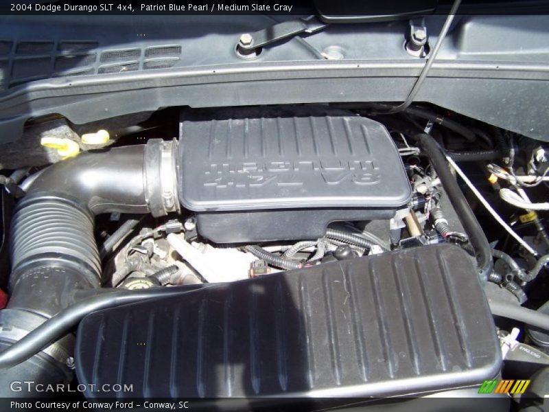 Patriot Blue Pearl / Medium Slate Gray 2004 Dodge Durango SLT 4x4