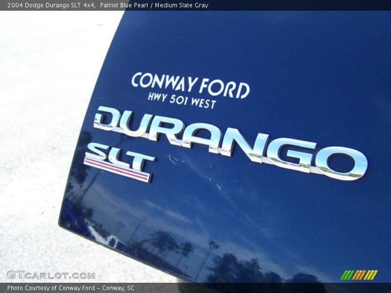 Patriot Blue Pearl / Medium Slate Gray 2004 Dodge Durango SLT 4x4