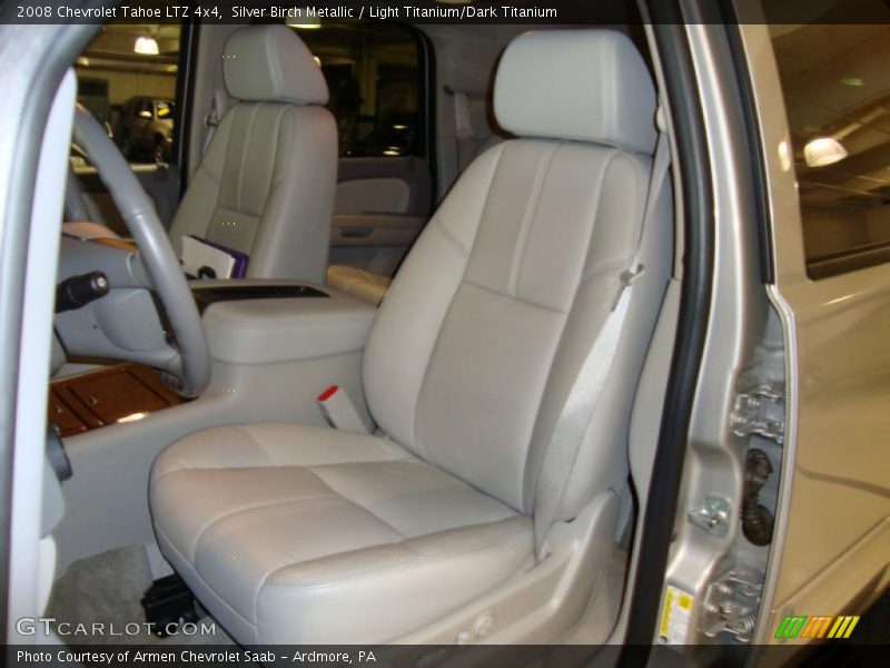 Silver Birch Metallic / Light Titanium/Dark Titanium 2008 Chevrolet Tahoe LTZ 4x4