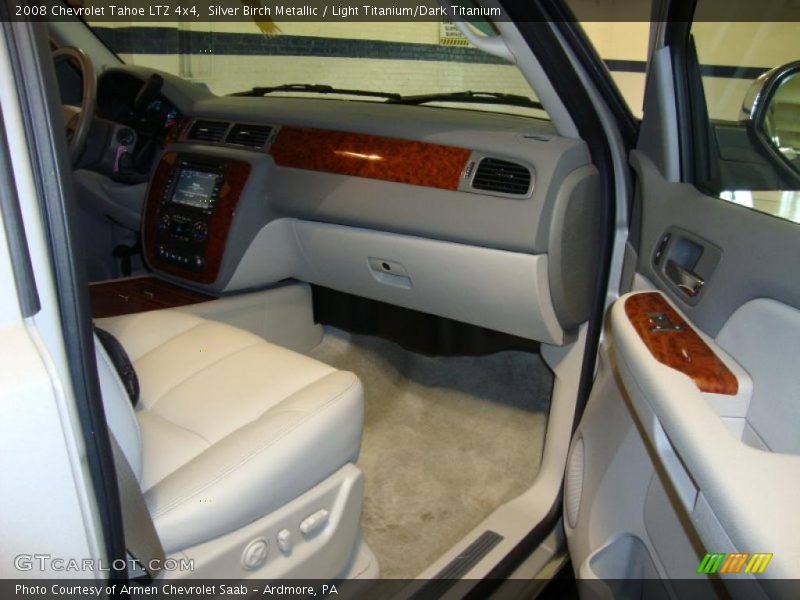 Silver Birch Metallic / Light Titanium/Dark Titanium 2008 Chevrolet Tahoe LTZ 4x4