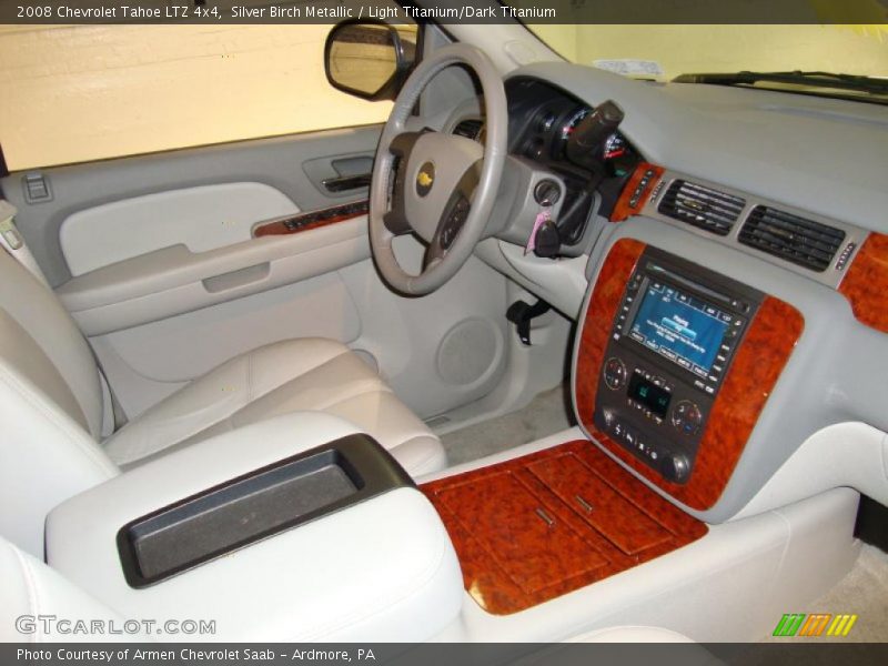 Silver Birch Metallic / Light Titanium/Dark Titanium 2008 Chevrolet Tahoe LTZ 4x4