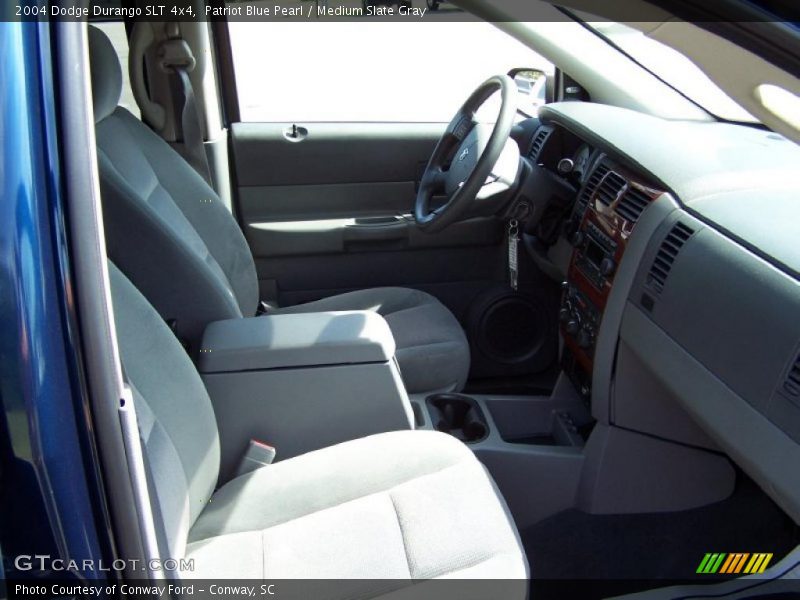 Patriot Blue Pearl / Medium Slate Gray 2004 Dodge Durango SLT 4x4