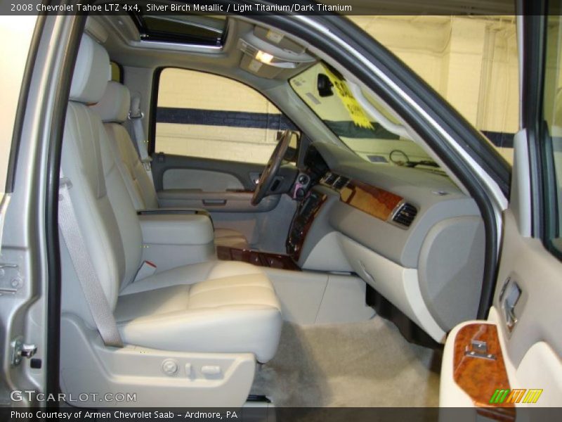 Silver Birch Metallic / Light Titanium/Dark Titanium 2008 Chevrolet Tahoe LTZ 4x4