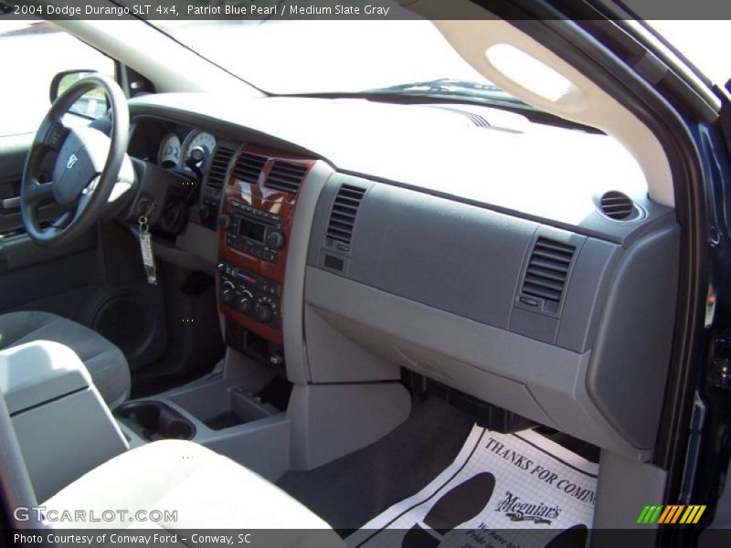 Patriot Blue Pearl / Medium Slate Gray 2004 Dodge Durango SLT 4x4
