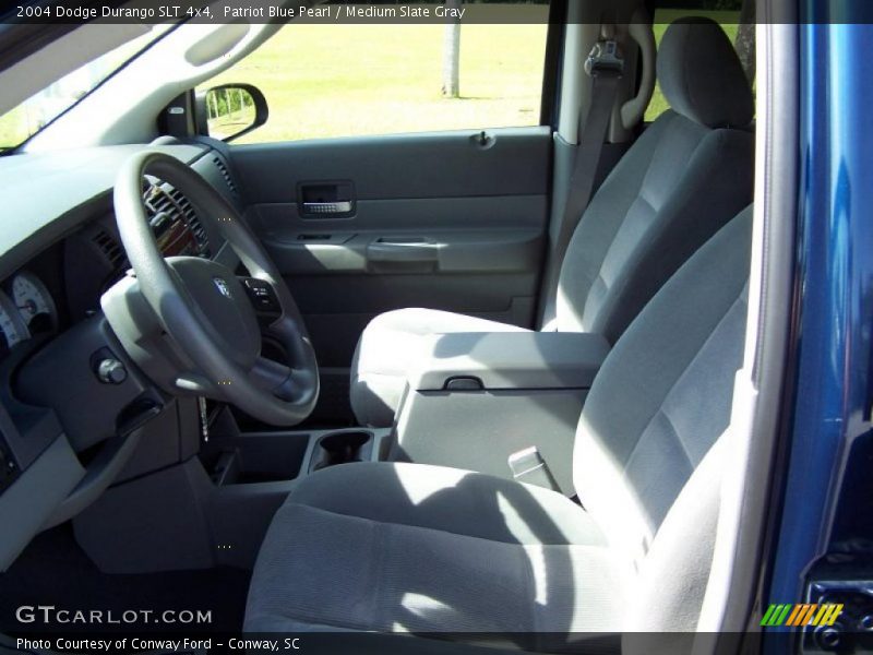 Patriot Blue Pearl / Medium Slate Gray 2004 Dodge Durango SLT 4x4