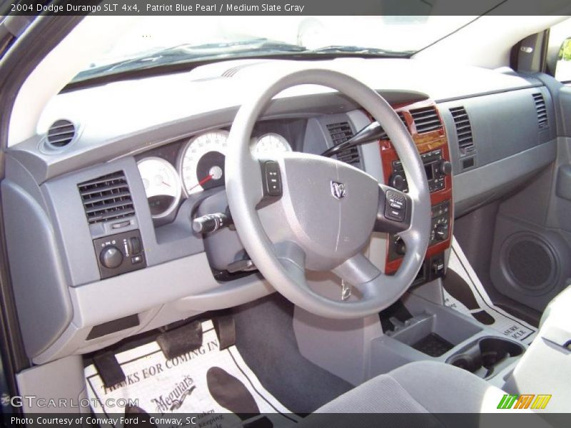 Patriot Blue Pearl / Medium Slate Gray 2004 Dodge Durango SLT 4x4