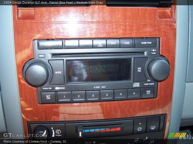 Patriot Blue Pearl / Medium Slate Gray 2004 Dodge Durango SLT 4x4