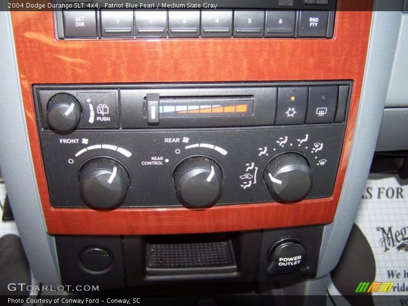 Patriot Blue Pearl / Medium Slate Gray 2004 Dodge Durango SLT 4x4