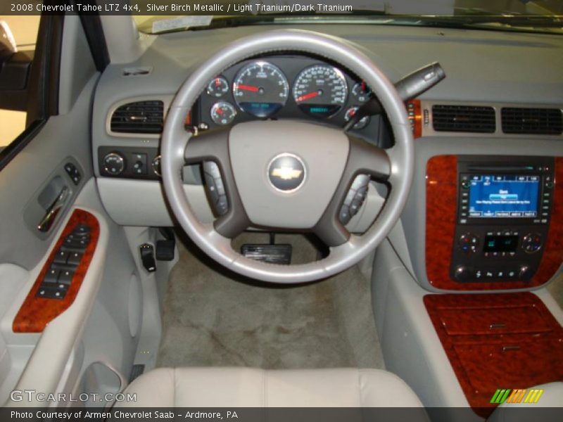 Silver Birch Metallic / Light Titanium/Dark Titanium 2008 Chevrolet Tahoe LTZ 4x4