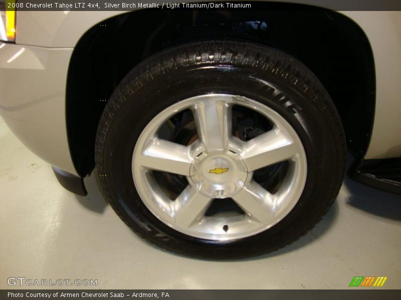Silver Birch Metallic / Light Titanium/Dark Titanium 2008 Chevrolet Tahoe LTZ 4x4