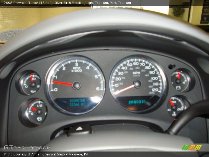 Silver Birch Metallic / Light Titanium/Dark Titanium 2008 Chevrolet Tahoe LTZ 4x4
