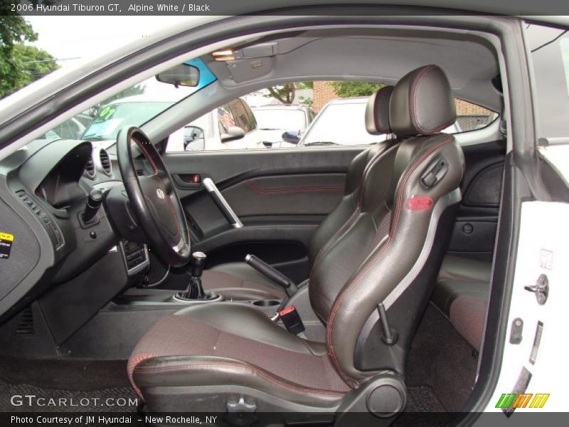 Alpine White / Black 2006 Hyundai Tiburon GT