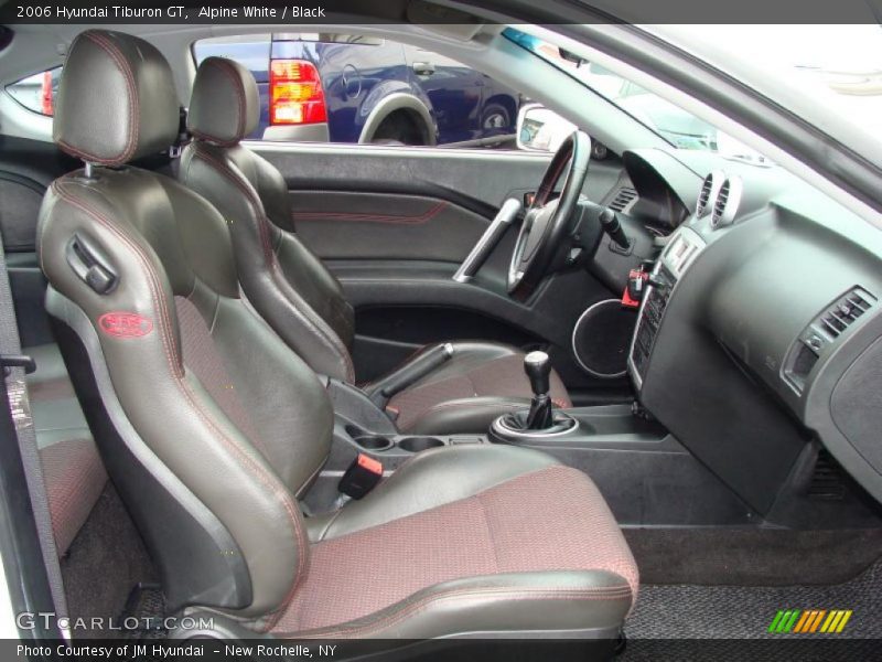 Alpine White / Black 2006 Hyundai Tiburon GT
