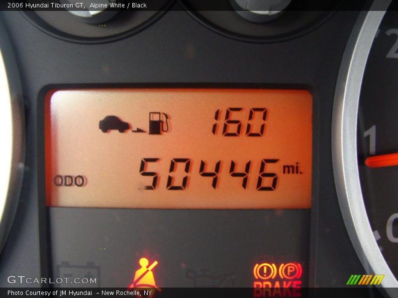 Alpine White / Black 2006 Hyundai Tiburon GT