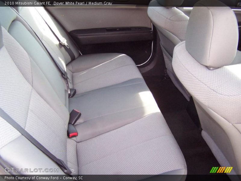 Dover White Pearl / Medium Gray 2010 Mitsubishi Galant FE