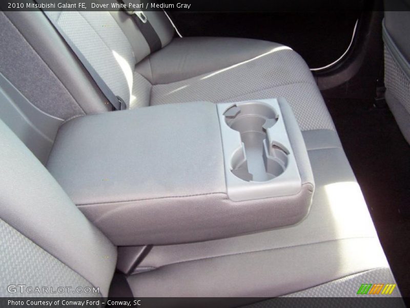 Dover White Pearl / Medium Gray 2010 Mitsubishi Galant FE