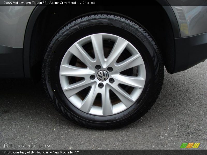 Alpine Grey Metallic / Charcoal 2009 Volkswagen Tiguan SE