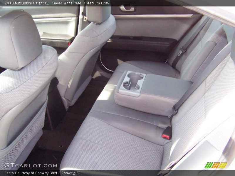 Dover White Pearl / Medium Gray 2010 Mitsubishi Galant FE