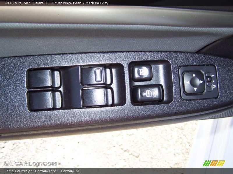 Dover White Pearl / Medium Gray 2010 Mitsubishi Galant FE