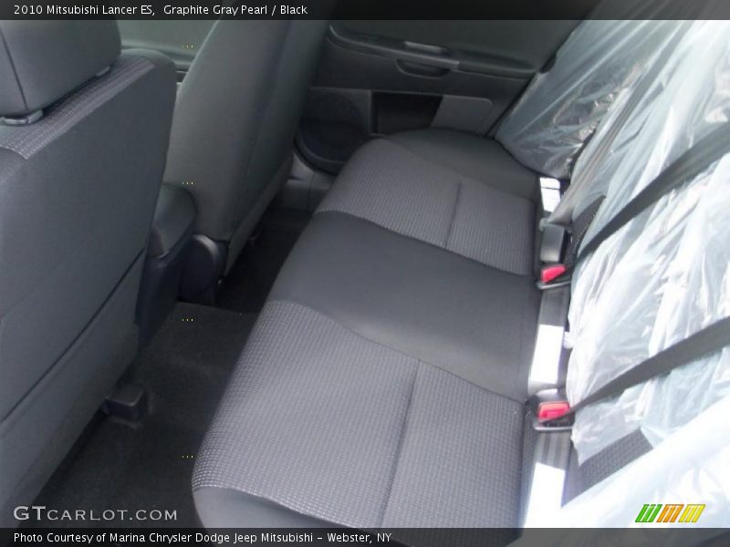 Graphite Gray Pearl / Black 2010 Mitsubishi Lancer ES
