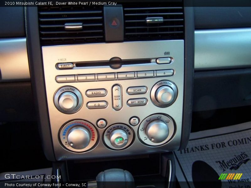 Dover White Pearl / Medium Gray 2010 Mitsubishi Galant FE