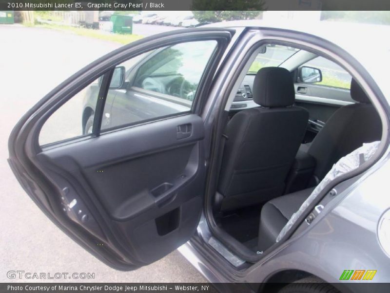 Graphite Gray Pearl / Black 2010 Mitsubishi Lancer ES