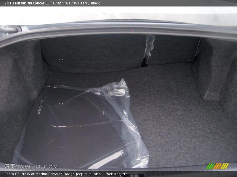 Graphite Gray Pearl / Black 2010 Mitsubishi Lancer ES
