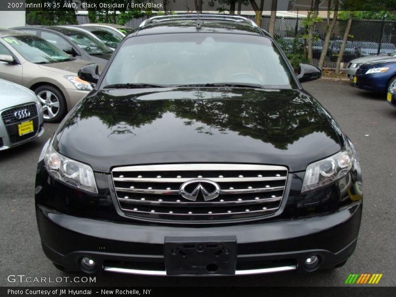 Black Obsidian / Brick/Black 2007 Infiniti FX 35 AWD
