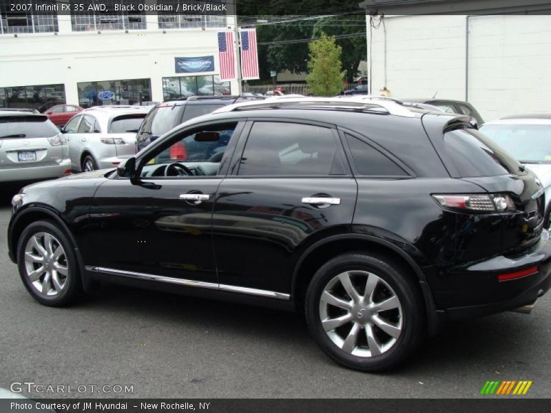 Black Obsidian / Brick/Black 2007 Infiniti FX 35 AWD