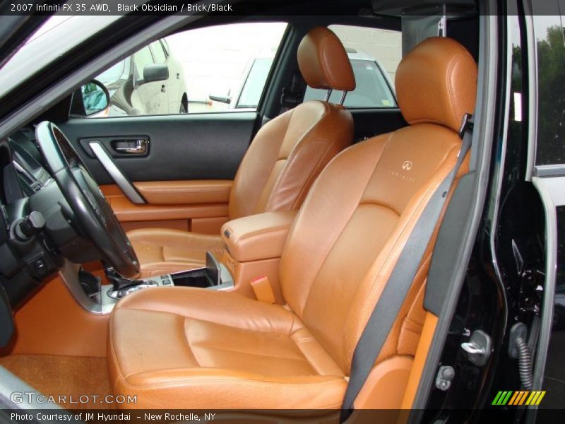 Black Obsidian / Brick/Black 2007 Infiniti FX 35 AWD