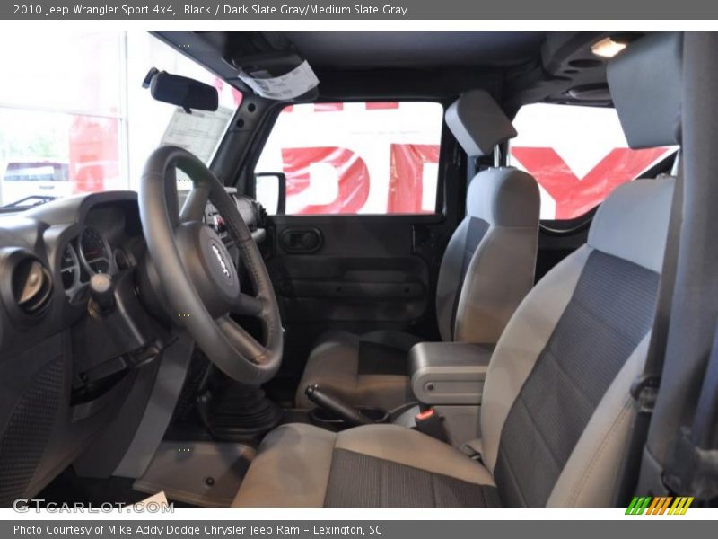 Black / Dark Slate Gray/Medium Slate Gray 2010 Jeep Wrangler Sport 4x4