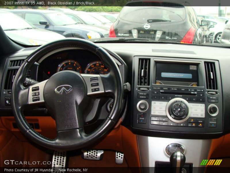 Black Obsidian / Brick/Black 2007 Infiniti FX 35 AWD