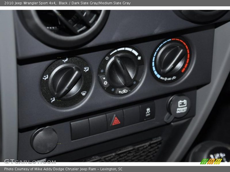 Black / Dark Slate Gray/Medium Slate Gray 2010 Jeep Wrangler Sport 4x4